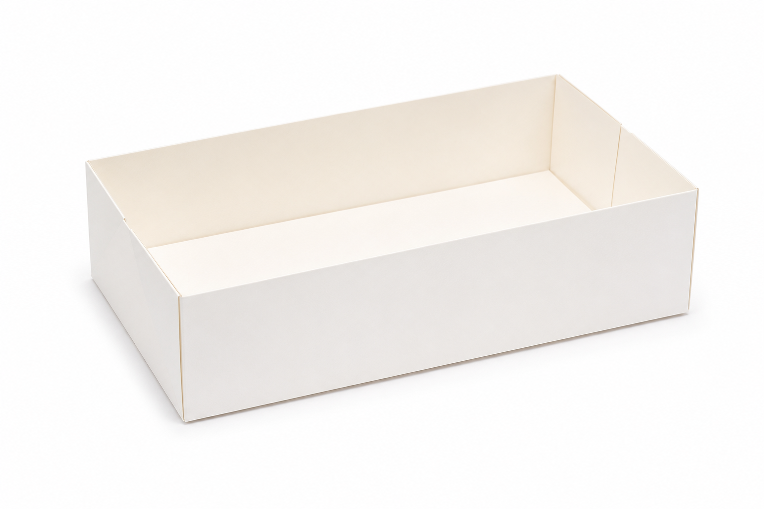 Caissettes pâtissières blanches