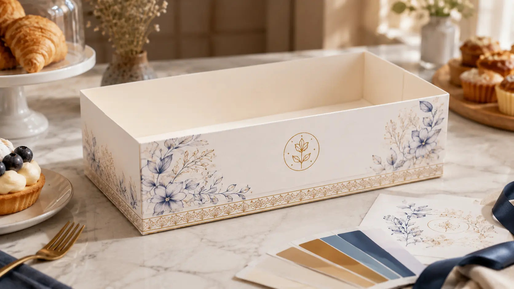 Caissettes pâtissières personnalisées
