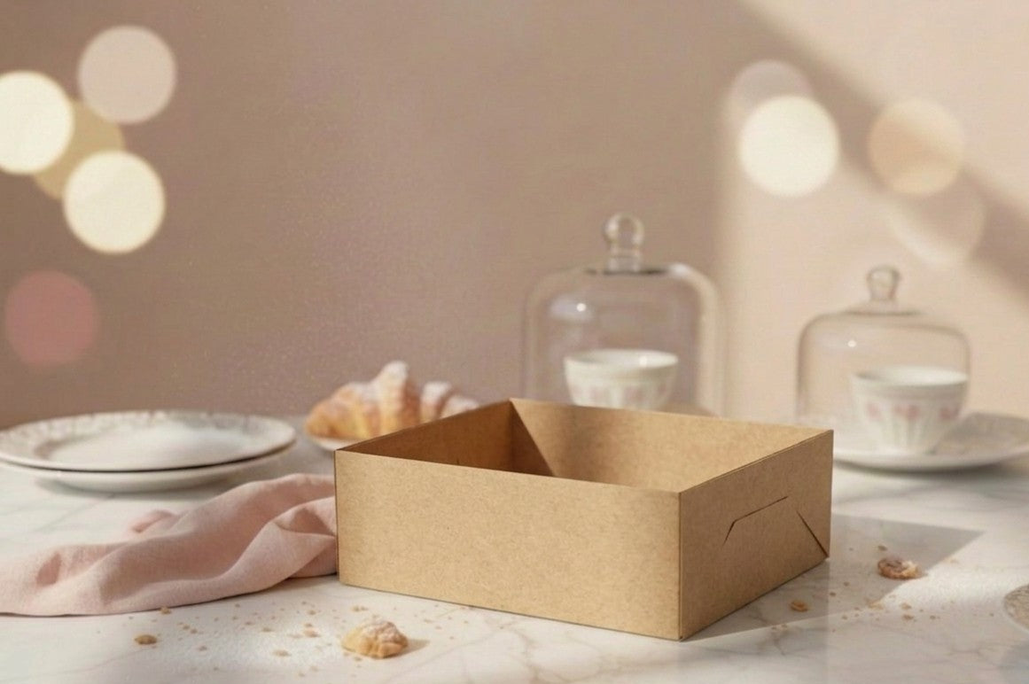 Caissettes pâtissières kraft